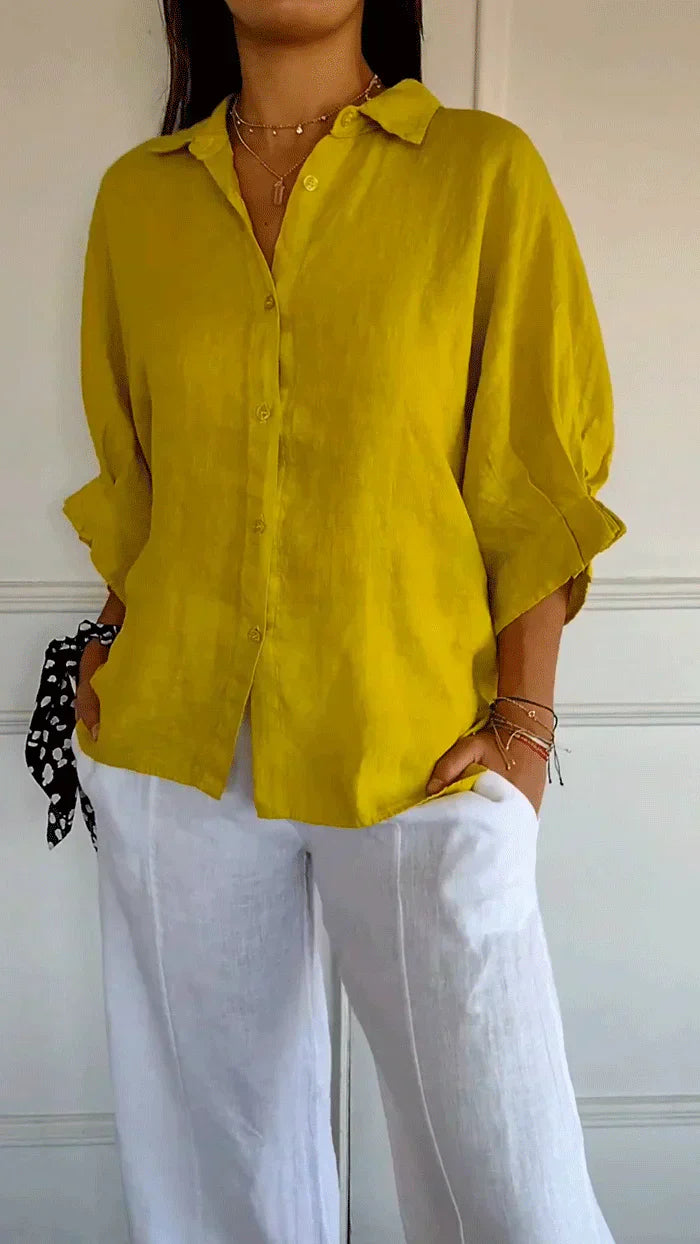 Vivelle™ - Casual Button-Up Top