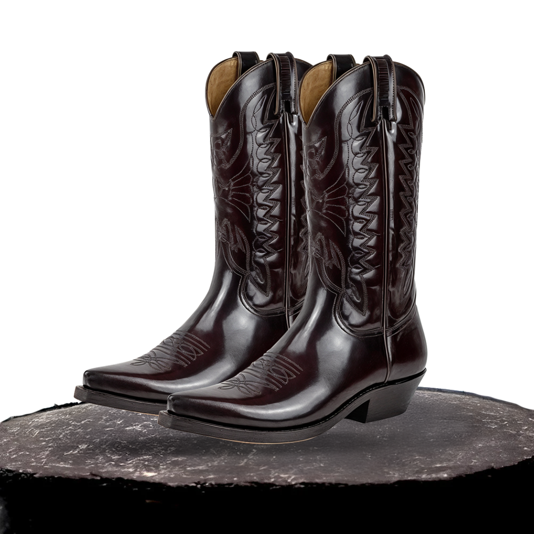 Christoffer | High Heel Pointed Toe Leather Boots