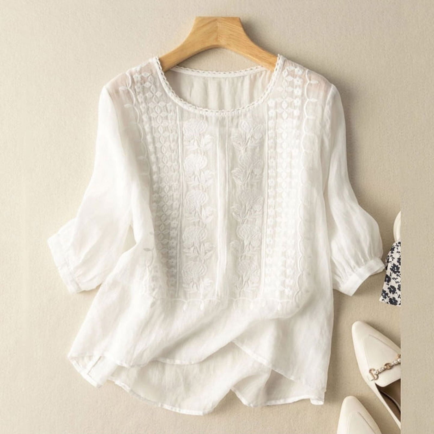 Kristen™ - Elegant Relaxed Blouse