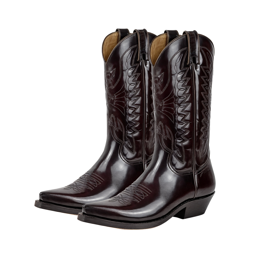 Christoffer | High Heel Pointed Toe Leather Boots