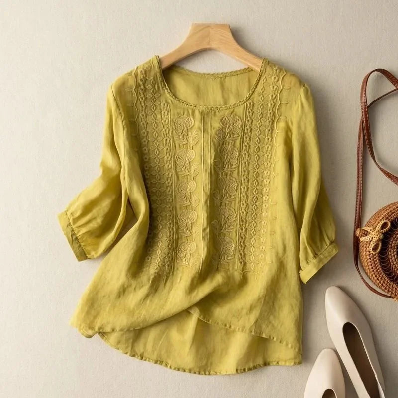 Kristen™ - Elegant Relaxed Blouse