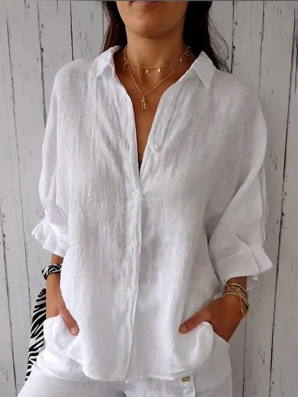 Vivelle™ - Casual Button-Up Top