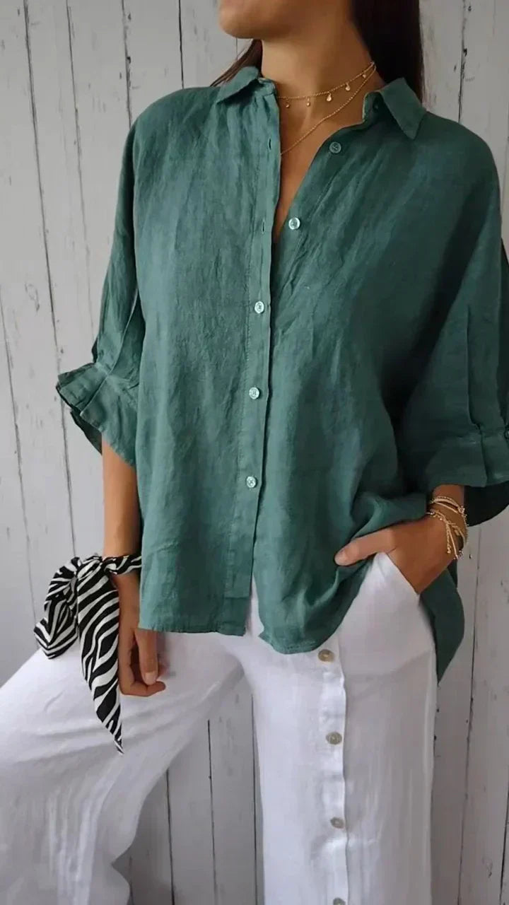 Vivelle™ - Casual Button-Up Top