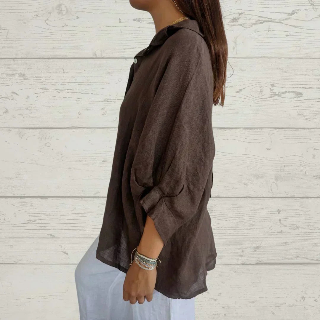 Vivelle™ - Casual Button-Up Top