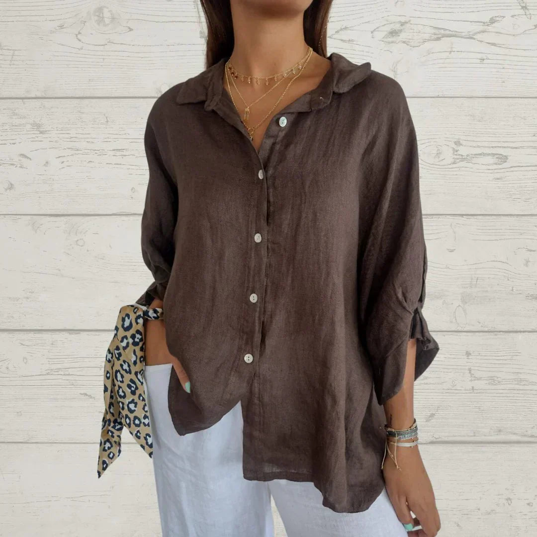 Vivelle™ - Casual Button-Up Top